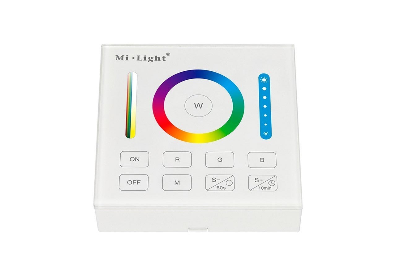 Télécommande murale RGB+CCT-1 zone-Blanc-Mi-Light - B0-RGBCCT - Barcelona LED