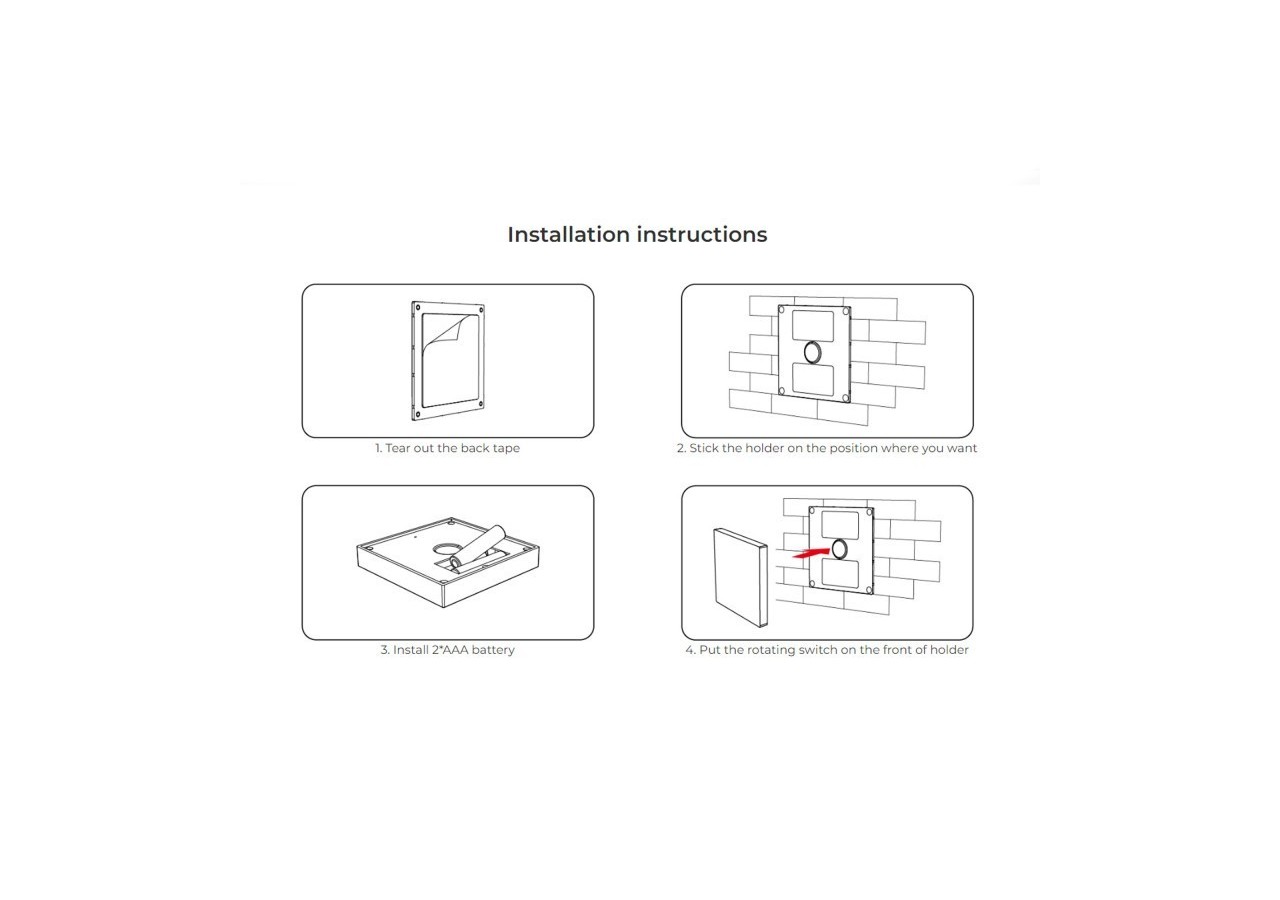 Télécommande murale RGB+CCT-1 zone-Blanc-Mi-Light - B0-RGBCCT - Barcelona LED