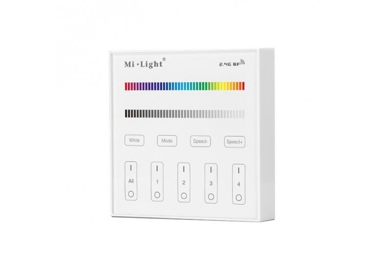 Télécommande murale RGB et RGBW-4 zones-Blanc-Milight - B3-RGBW - Barcelona LED