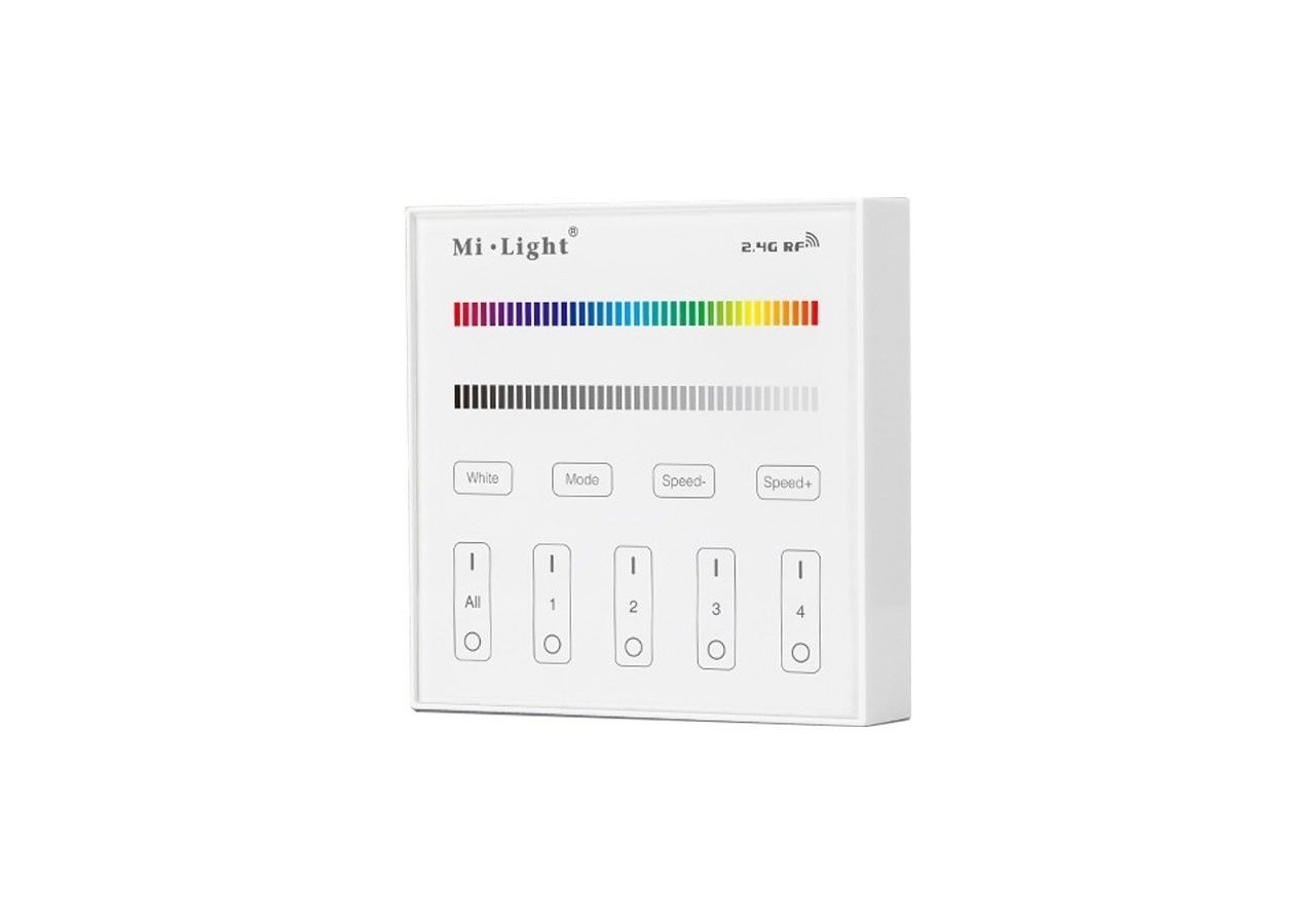 Télécommande murale RGB et RGBW-4 zones-Blanc-Milight - B3-RGBW - Barcelona LED