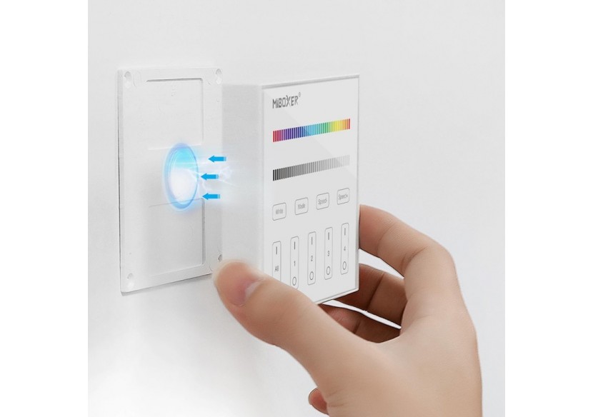 Télécommande murale RGB et RGBW-4 zones-Blanc-Milight - B3-RGBW - Barcelona LED