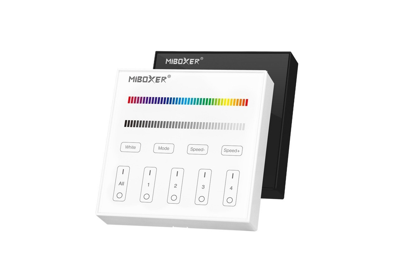 Télécommande murale RGB et RGBW-4 zones-Blanc-Milight - B3-RGBW - Barcelona LED
