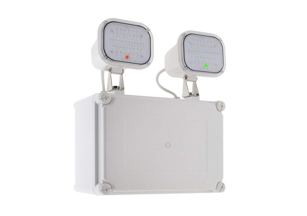 Bloc de secours LED 2x6W 600 Lumens IP65 - B1053 - Barcelona LED