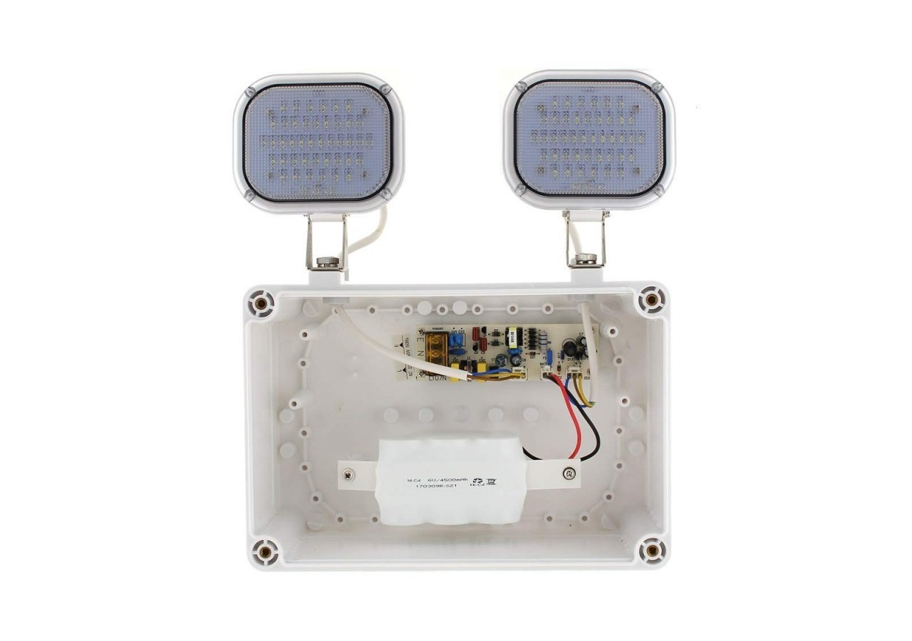 Bloc de secours LED 2x6W 600 Lumens IP65 - B1053 - Barcelona LED