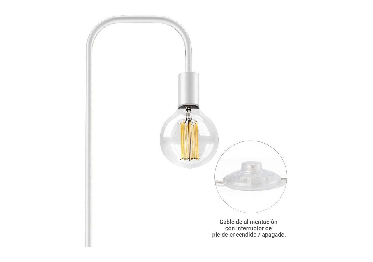 Lampe sur pied "Finna" E27 - LN1315-B - Barcelona LED