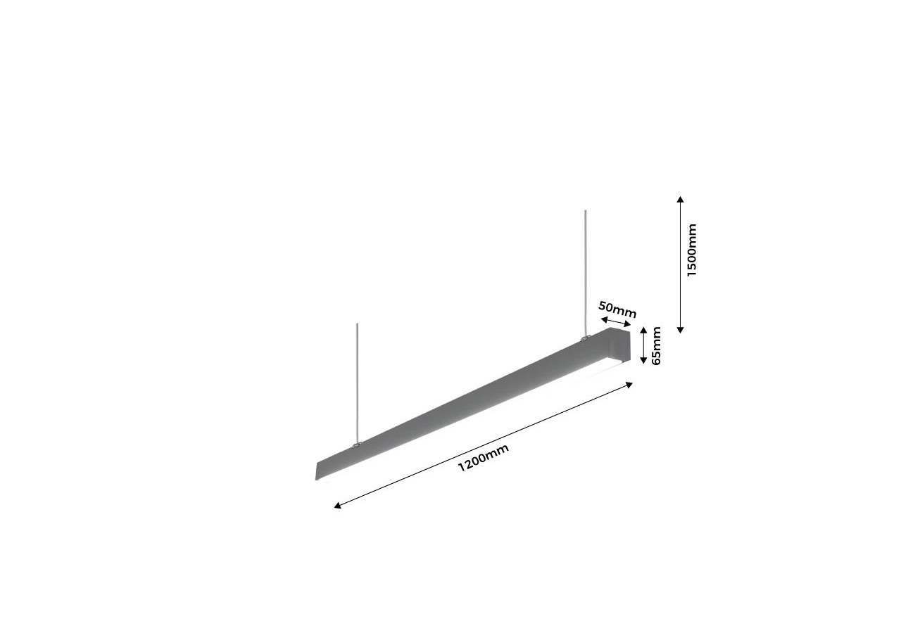 Linéaire LED CCT Tuneable 40W 120cm 3200lm - B9040-G-CCT - Barcelona LED