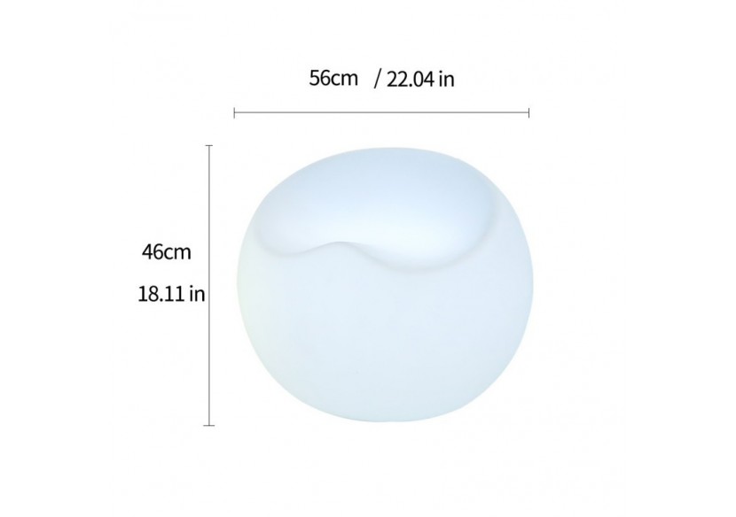 Fauteuil lumineux LED RGBW sans fil 2,4W IP65 - MU5006 - Barcelona LED