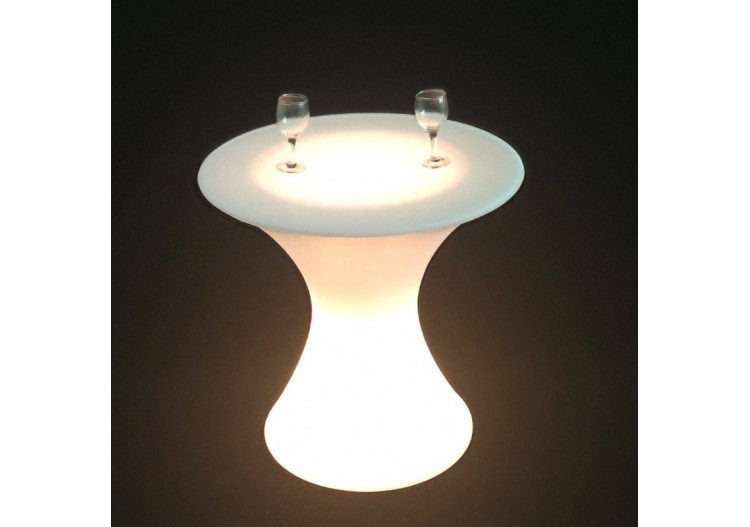 Table lumineuse LED RGBW sans fil 24W IP67 58x60cm - MU5000 - Barcelona LED