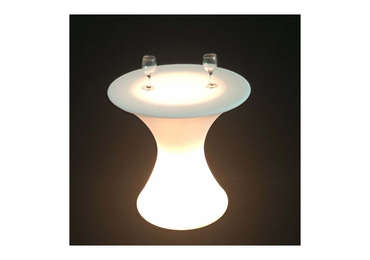 Table lumineuse LED RGBW sans fil 24W IP67 58x60cm - MU5000 - Barcelona LED