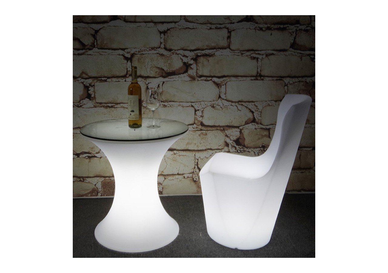 Table lumineuse LED RGBW sans fil 24W IP67 58x60cm - MU5000 - Barcelona LED
