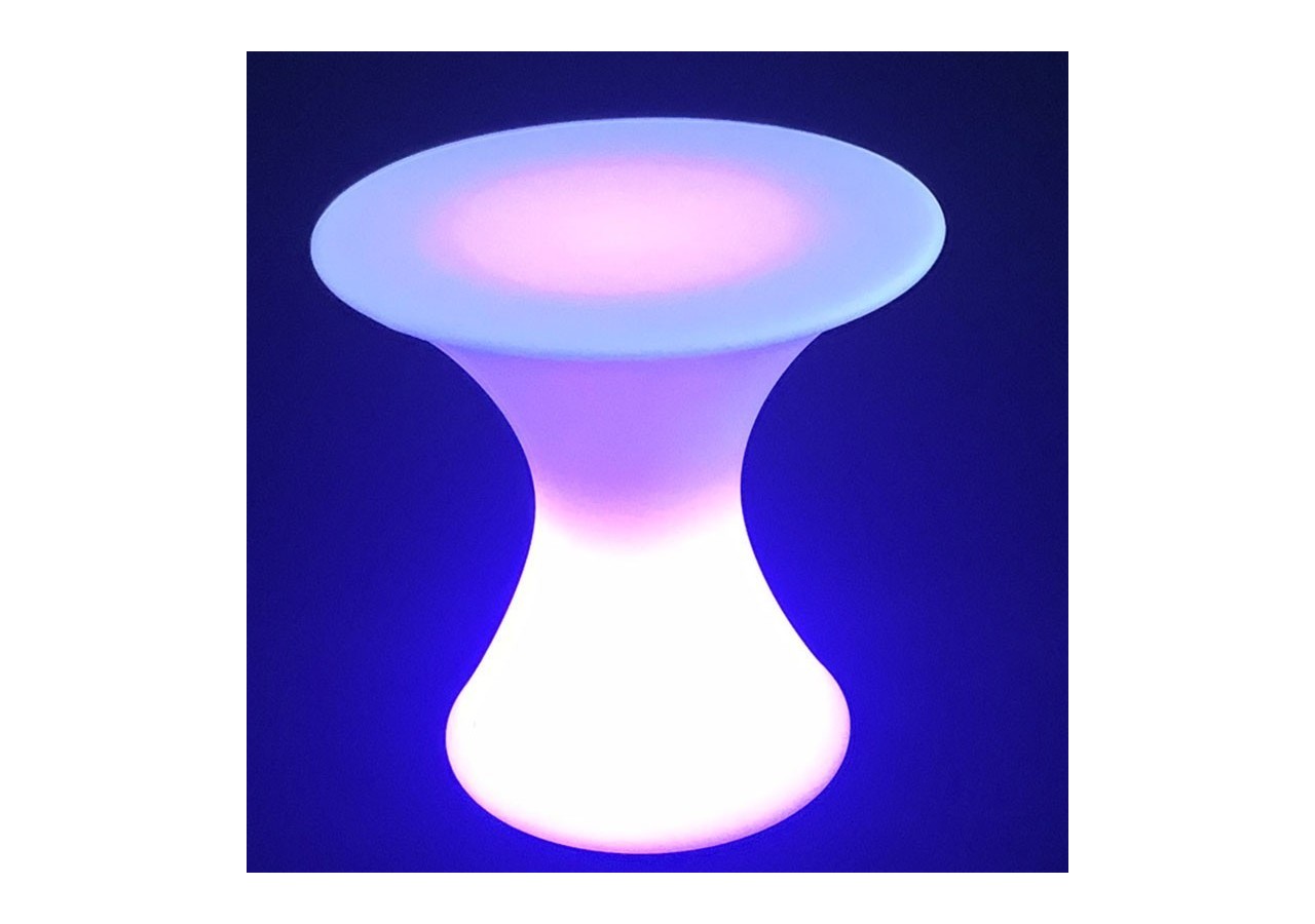 Table lumineuse LED RGBW sans fil 24W IP67 58x60cm - MU5000 - Barcelona LED