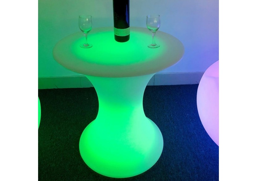 Table lumineuse LED RGBW sans fil 24W IP67 58x60cm - MU5000 - Barcelona LED