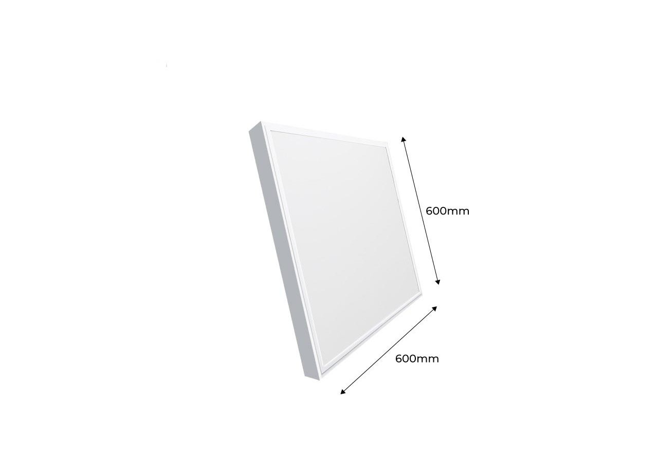 Panneau LED 60x60 en saillie WIFI SMART RGB / RGBW + CCT-40W-Avec kit de montage - B4292-RGBW - Barcelona LED