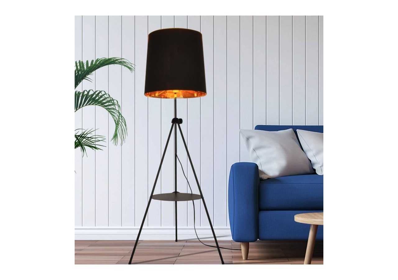 Lampe sur pied avec tablette "Madison" - L5048-N - Barcelona LED