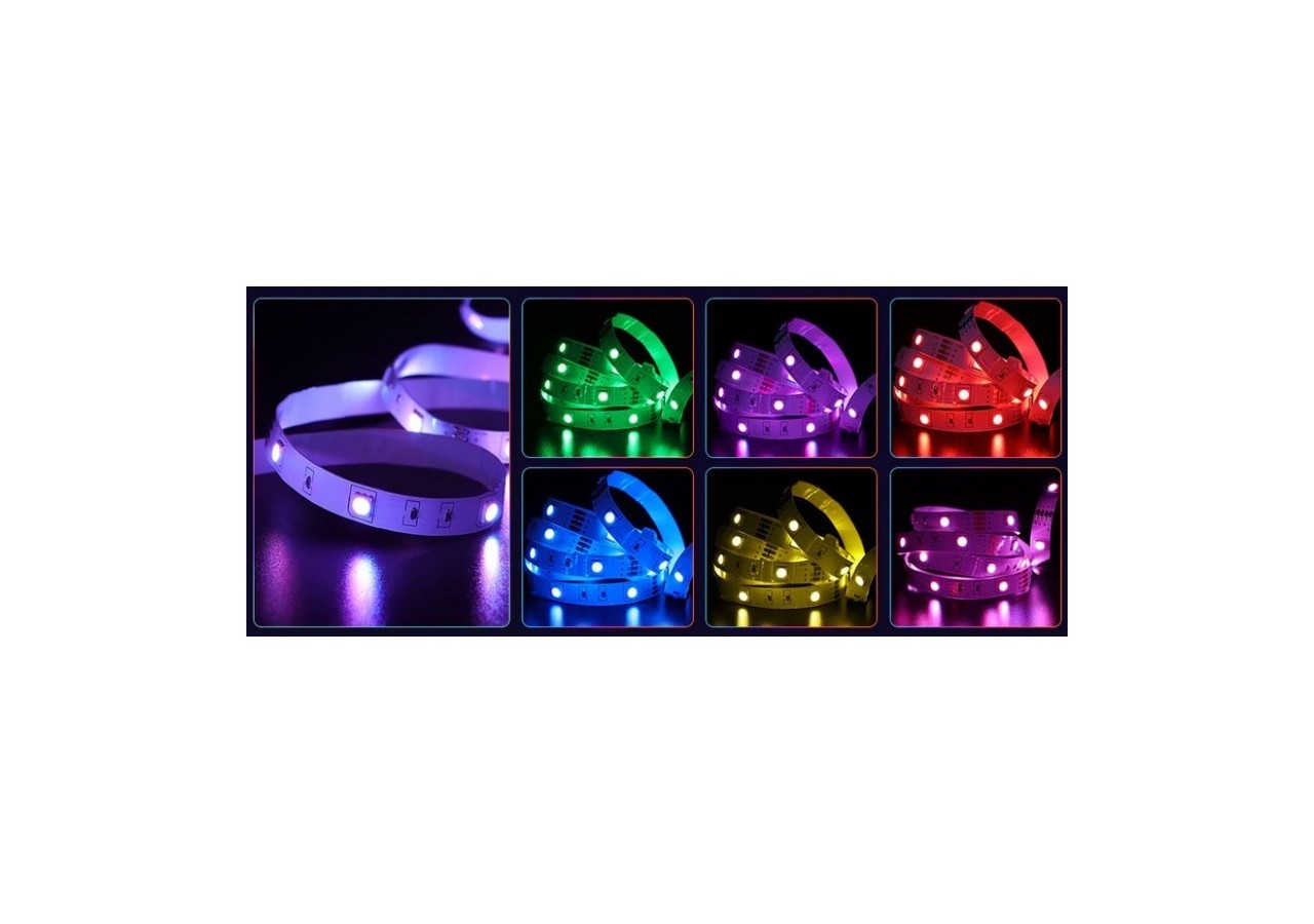 Ruban LED RGB 12V 36W 10mm IP20 SMD5050 30 led/m 5m - B1545-IP20 - Barcelona LED