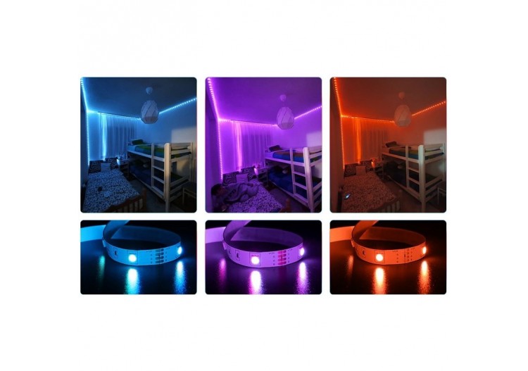 Ruban LED RGB 12V 36W 10mm IP20 SMD5050 30 led/m 5m - B1545-IP20 - Barcelona LED 2