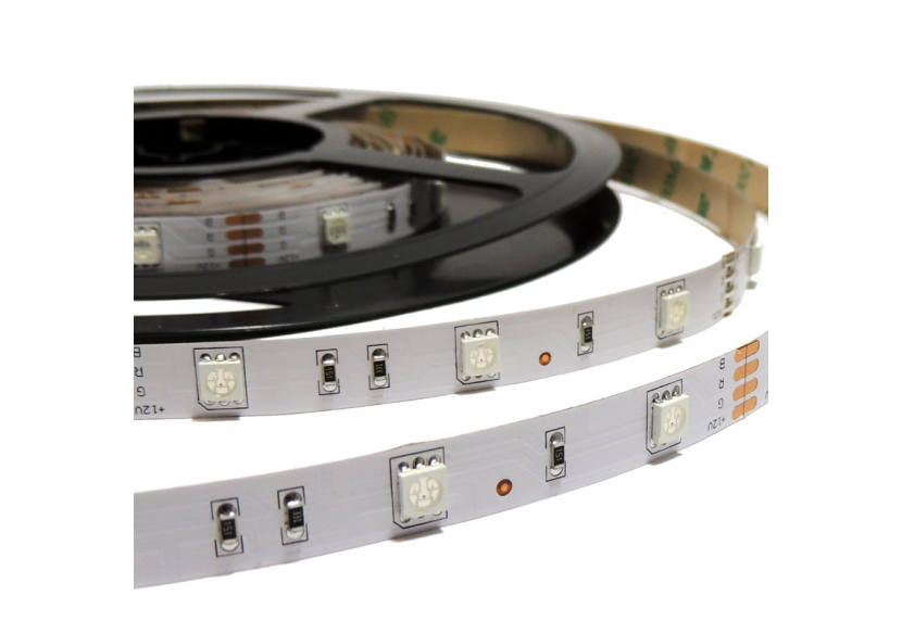 Ruban LED RGB 12V 36W 10mm IP20 SMD5050 30 led/m 5m - B1545-IP20 - Barcelona LED Ruban LED RGB 12V 36W 10mm IP20 SMD5050 30 led/m 5m - B1545-IP20 - Barcelona LED
