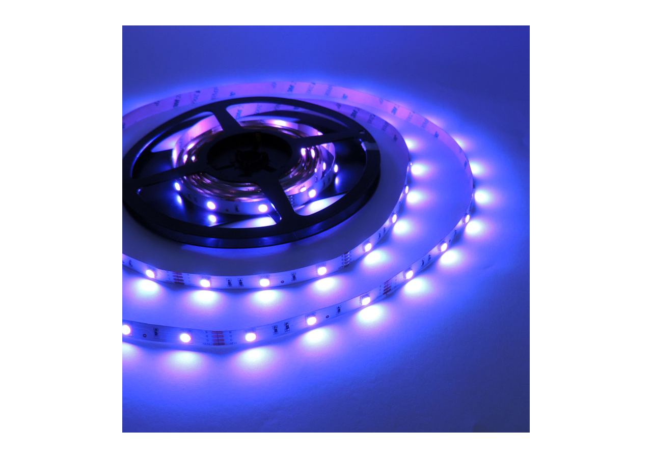 Ruban LED RGB 12V 36W 10mm IP20 SMD5050 30 led/m 5m - B1545-IP20 - Barcelona LED