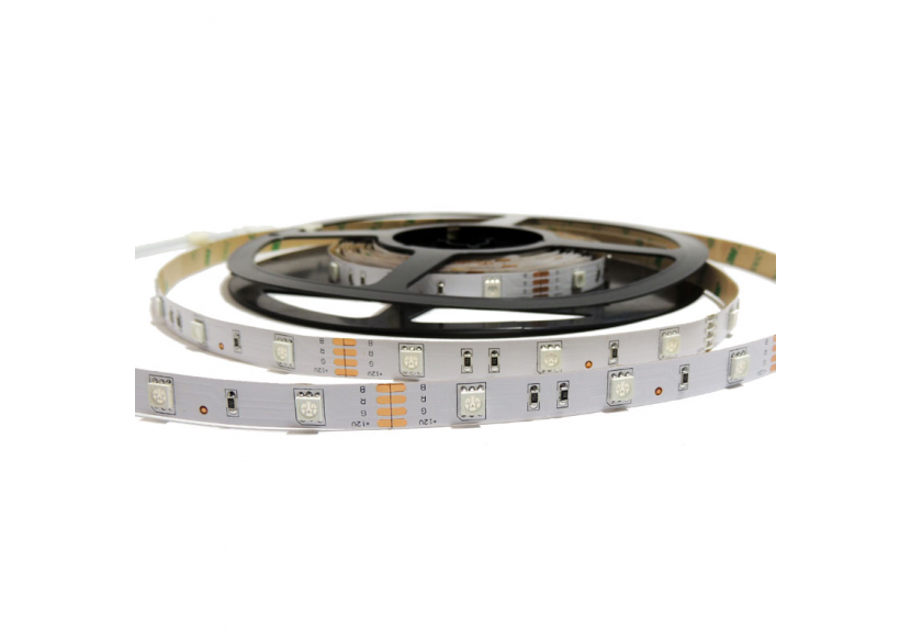 Ruban LED RGB 12V 36W 10mm IP20 SMD5050 30 led/m 5m - B1545-IP20 - Barcelona LED Ruban LED RGB 12V 36W 10mm IP20 SMD5050 30 led/m 5m - B1545-IP20 - Barcelona LED