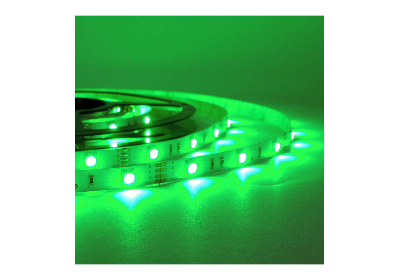 Ruban LED RGB 12V 36W 10mm IP20 SMD5050 30 led/m 5m - B1545-IP20 - Barcelona LED