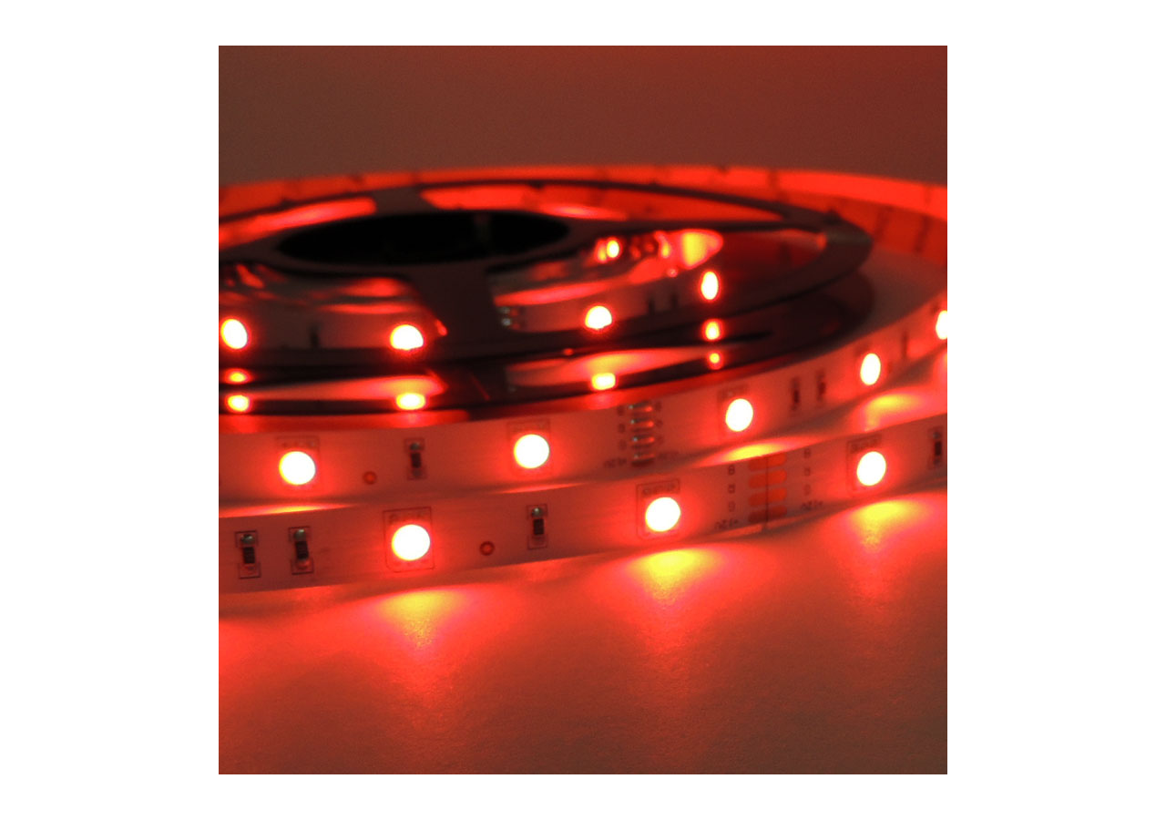 Ruban LED RGB 12V 36W 10mm IP20 SMD5050 30 led/m 5m - B1545-IP20 - Barcelona LED