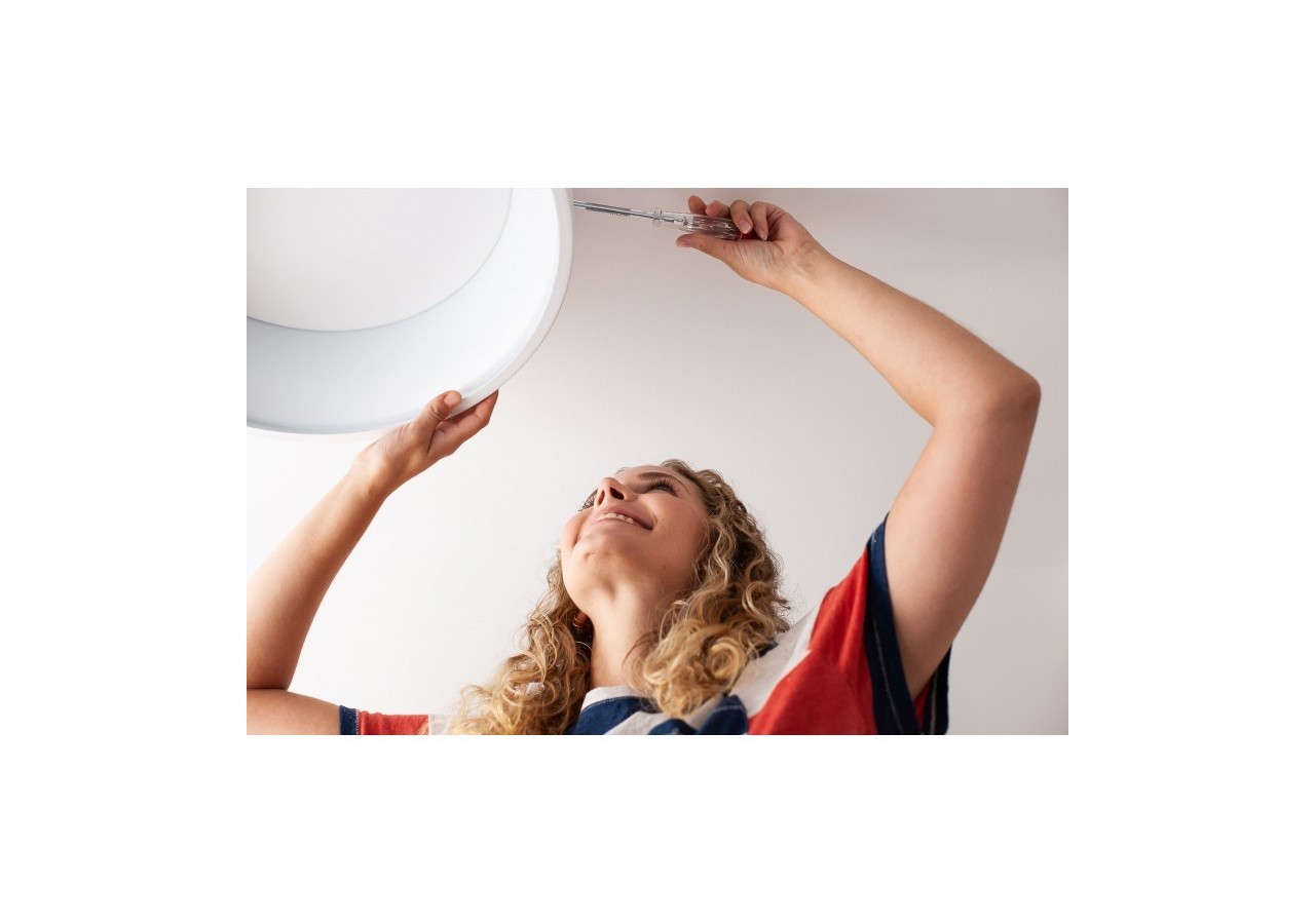 Plafonnier LED CCT SMART WIFI ORBIS CYLENDER 24W 450mm - O486584 - Barcelona LED