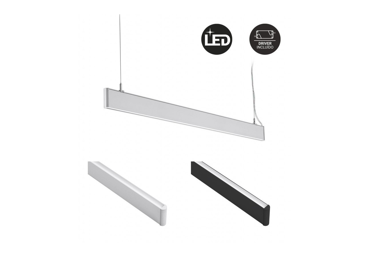 Linéaire LED 4000K 40W 120cm 3200lm - B9050-N-BN - Barcelona LED