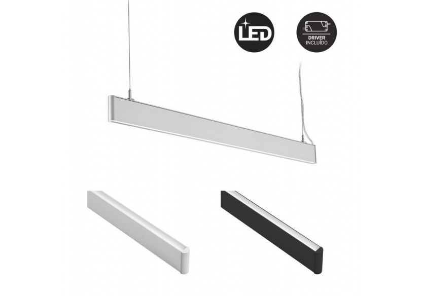 Linéaire LED 4000K 40W 120cm 3200lm - B9050-N-BN - Barcelona LED