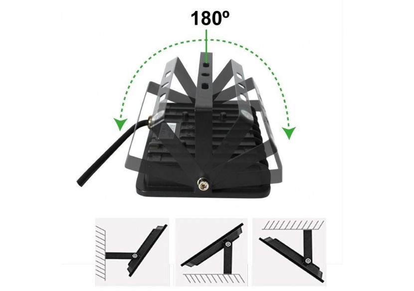 Projecteur extérieur LED 30W 2806LM IP65 - B1882-2-BF - Barcelona LED