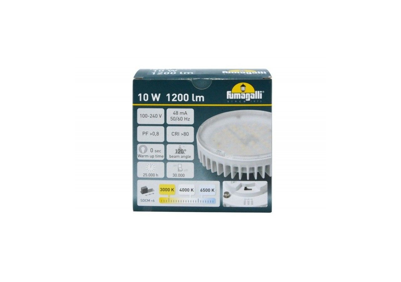 Ampoule LED GX53 CCT 10W 1200lm Fumagalli - H3.LED.G53.CCT - Barcelona LED