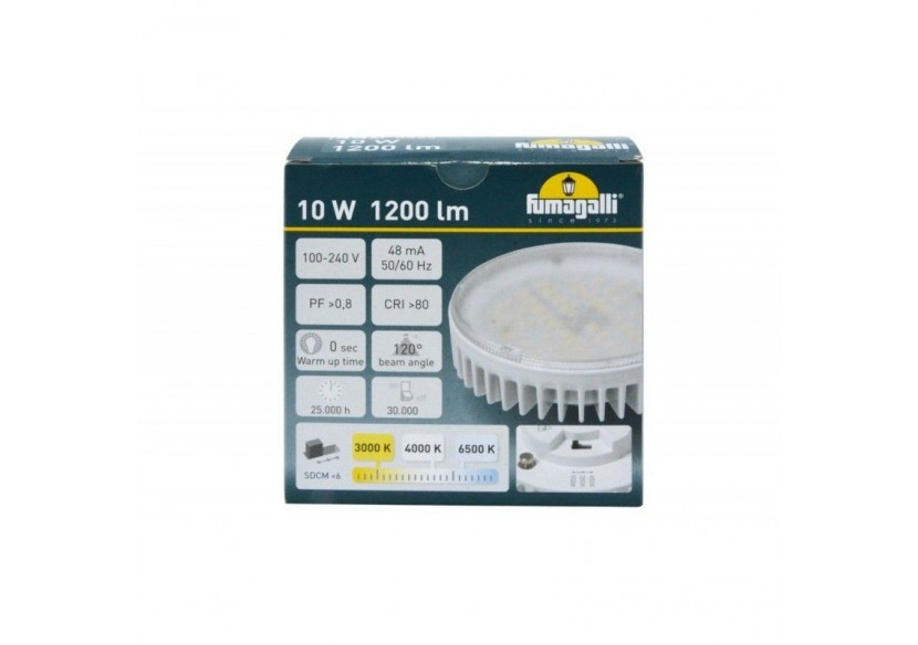 Ampoule LED GX53 CCT 10W 1200lm Fumagalli - H3.LED.G53.CCT - Barcelona LED