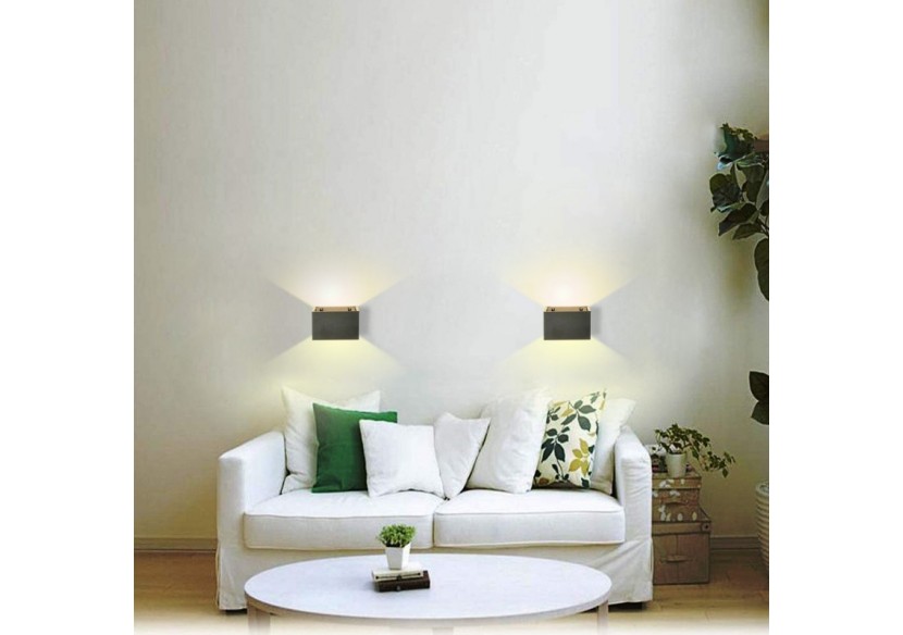 Applique murale LED "Quare" 10W COB - LN1572-N - Barcelona LED Applique murale LED "Quare" 10W COB - LN1572-N - Barcelona LED