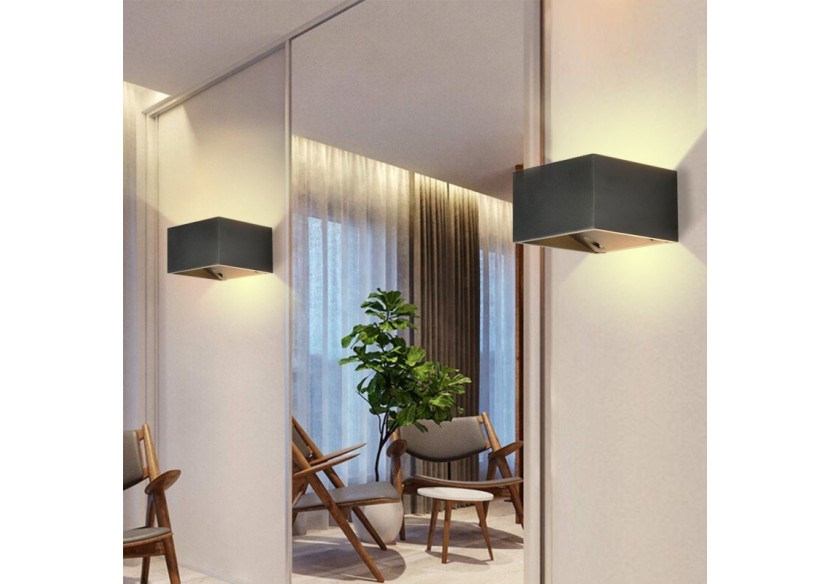 Applique murale LED "Quare" 10W COB - LN1572-N - Barcelona LED Applique murale LED "Quare" 10W COB - LN1572-N - Barcelona LED