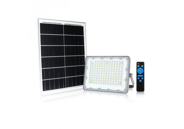 Projecteur LED 100W avec panneau solaire - SL21-100-BF - Barcelona LED