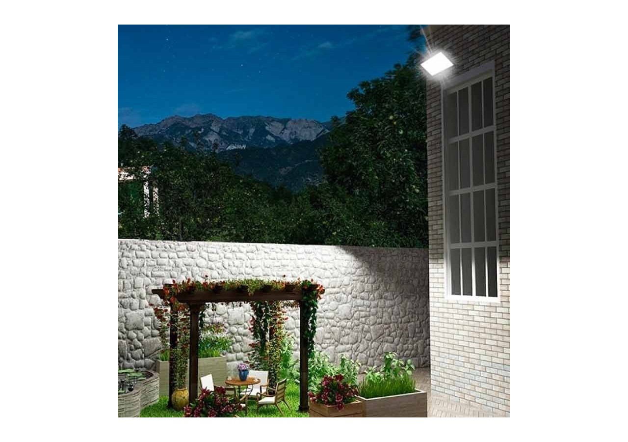 Projecteur LED 100W avec panneau solaire - SL21-100-BF - Barcelona LED