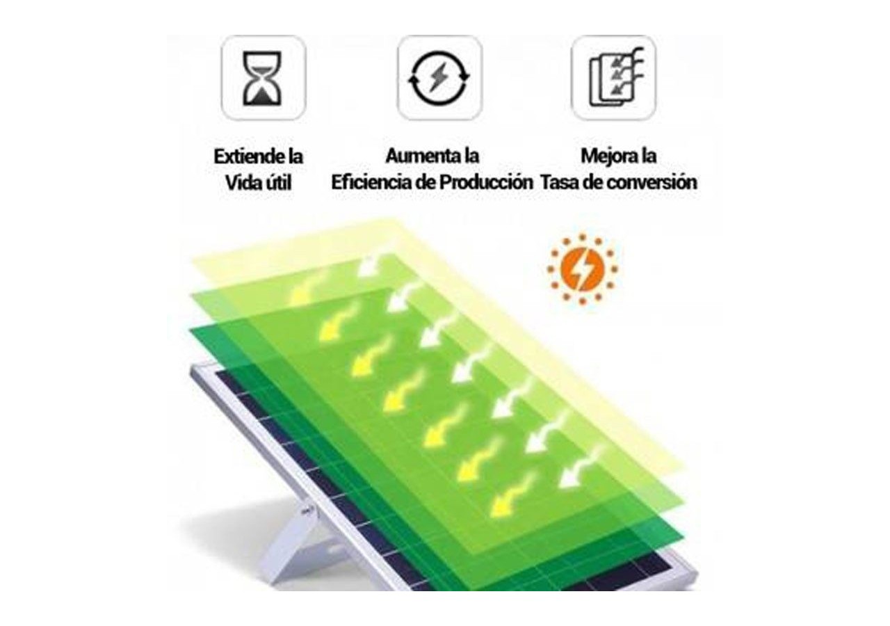 Projecteur LED 100W avec panneau solaire - SL21-100-BF - Barcelona LED