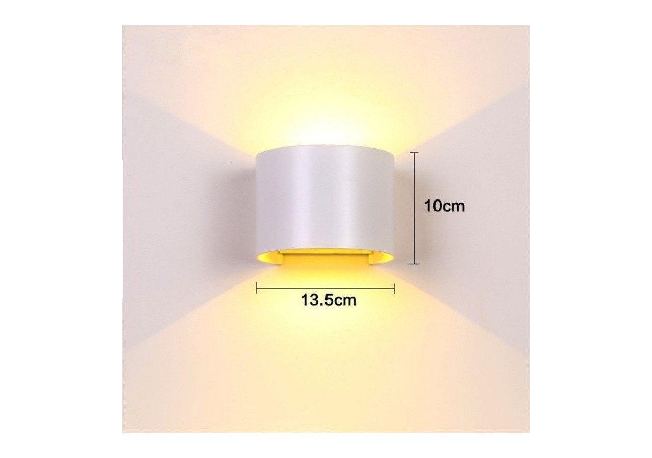 Applique murale 6W "Lat" faisceau ajustable - LN1570-B - Barcelona LED