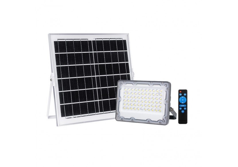 Projecteur LED 60W avec panneau solaire - SL21-60-BF - Barcelona LED Projecteur LED 60W avec panneau solaire - SL21-60-BF - Barcelona LED