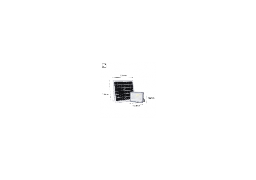 Projecteur LED 60W avec panneau solaire - SL21-60-BF - Barcelona LED Projecteur LED 60W avec panneau solaire - SL21-60-BF - Barcelona LED