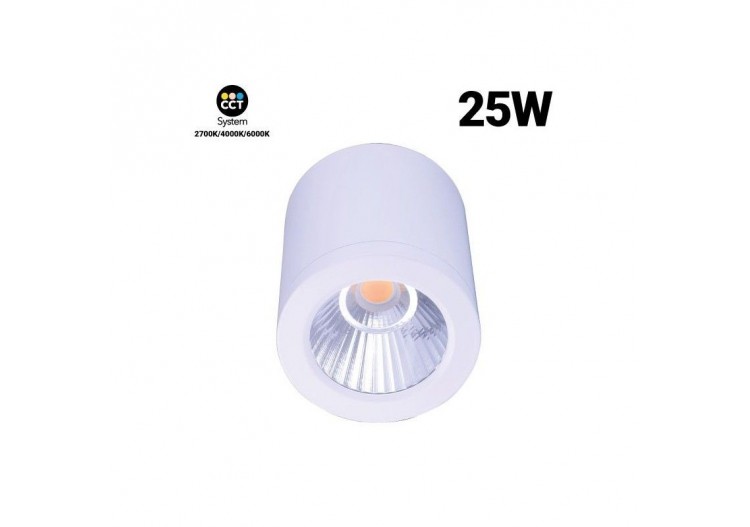 Applique plafond CCT "GESS" COB 25W IP54 - L6003-B-CCT - Barcelona LED