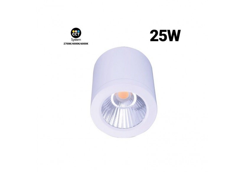 Applique plafond CCT "GESS" COB 25W IP54 - L6003-B-CCT - Barcelona LED Applique plafond CCT "GESS" COB 25W IP54 - L6003-B-CCT - Barcelona LED