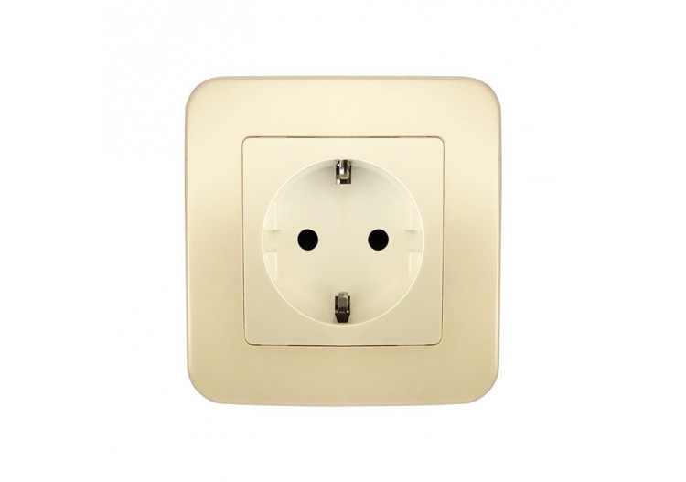 Prise Schuko 2 pôles + terre 16A - B6055-M - Barcelona LED 2