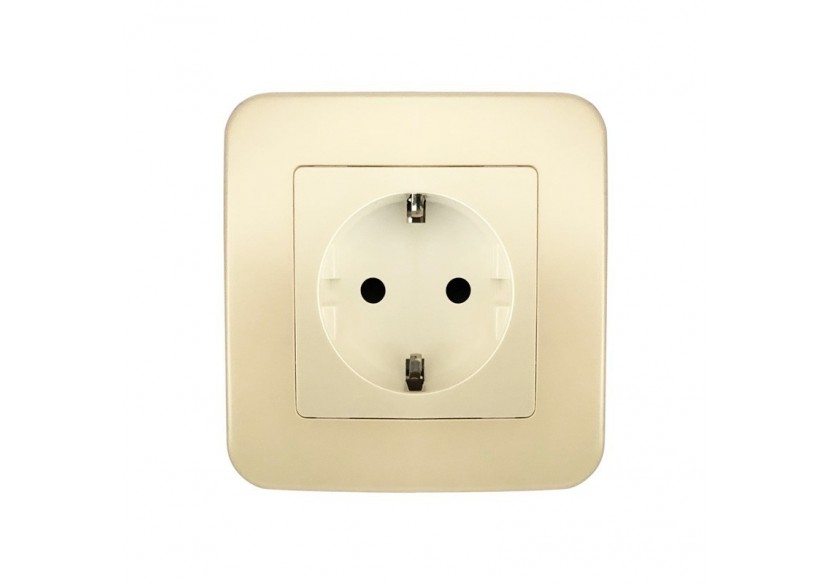 Prise Schuko 2 pôles + terre 16A - B6055-M - Barcelona LED Prise Schuko 2 pôles + terre 16A - B6055-M - Barcelona LED