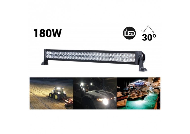 Rampe LED de travail pour 4x4 off road 180W 30 degrés 800mm - BV180 - Barcelona LED