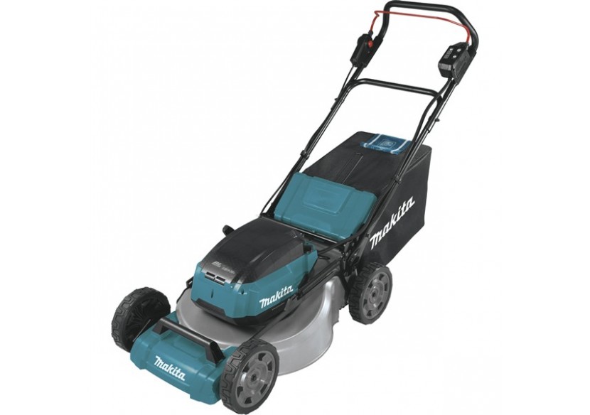 Tondeuse poussée 36 V : 2 x 18 V Li-Ion 5 Ah (4 batteries) - Makita : Confort'Mat