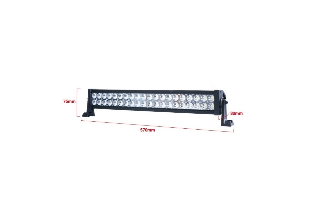 Rampe LED de travail pour 4x4 120W 30 degrés 570mm - BV120 - Barcelona LED