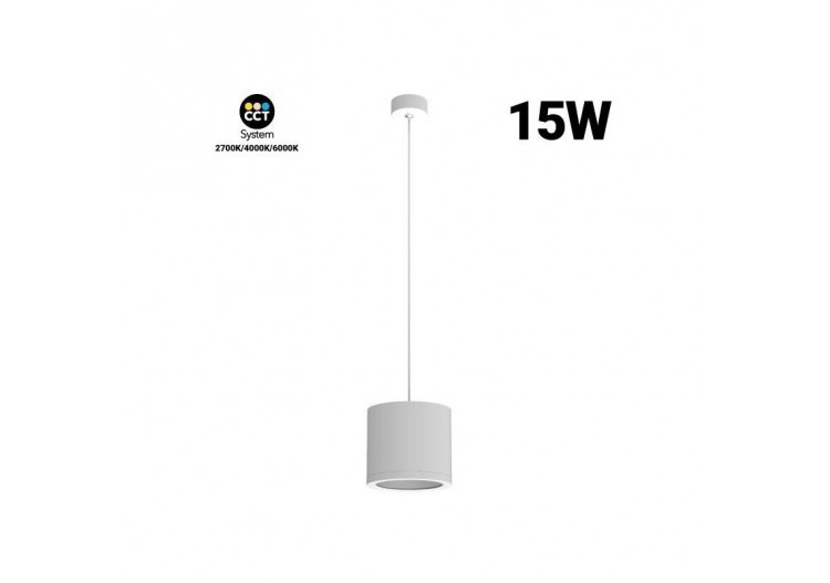Suspension CCT "Golk" COB 15W IP54 - L6002-B-CCT - Barcelona LED