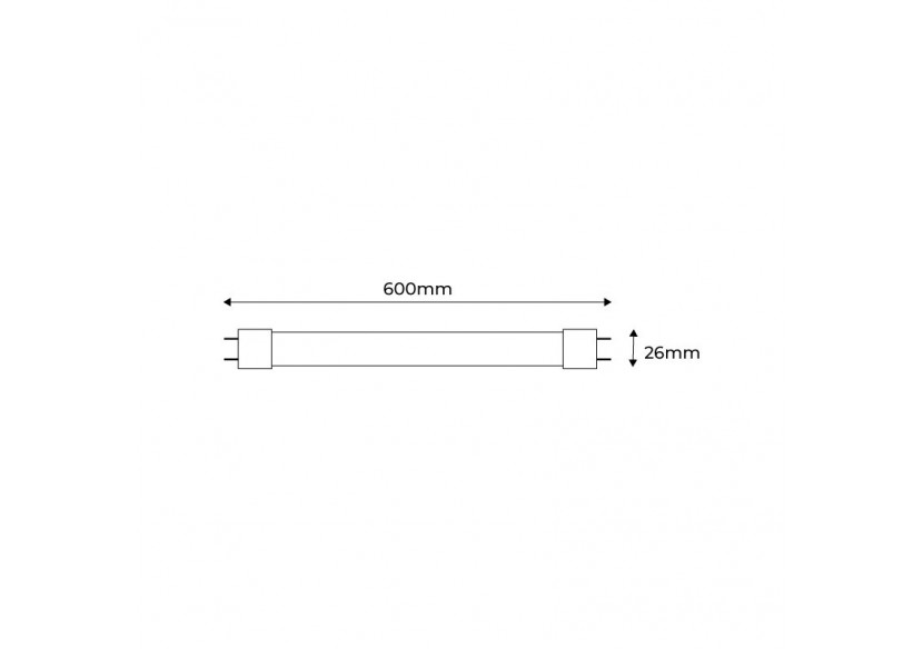 Tube de couleur LED T8 60cm-9W - B4000-60-VE - Barcelona LED Tube de couleur LED T8 60cm-9W - B4000-60-VE - Barcelona LED