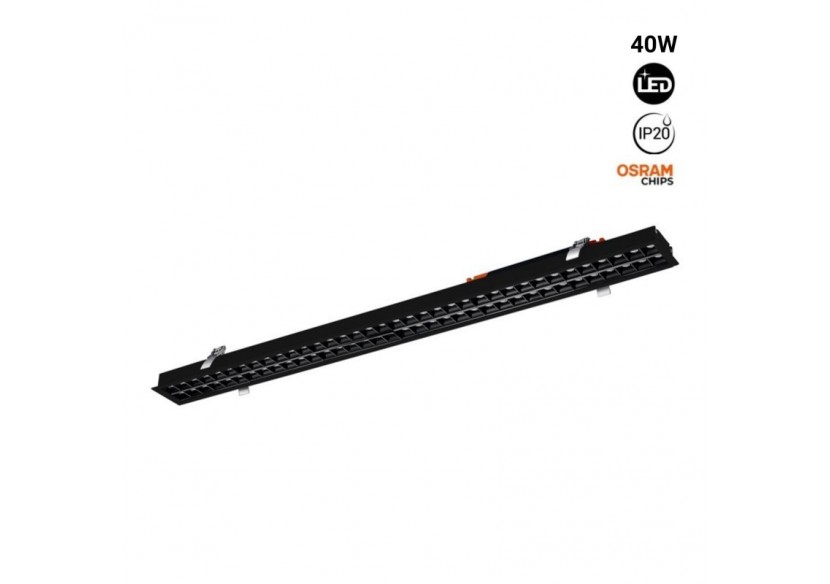 Linéaire LED encastrable 40W UGR18 Puces Osram - B9060-N-BC - Barcelona LED Linéaire LED encastrable 40W UGR18 Puces Osram - B9060-N-BC - Barcelona LED