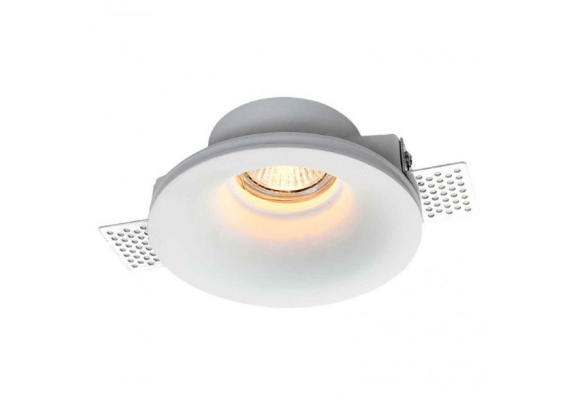 Support encastrable spot GU10 en plâtre diamètre 133mm - B251 - Barcelona LED Support encastrable spot GU10 en plâtre diamètre 133mm - B251 - Barcelona LED